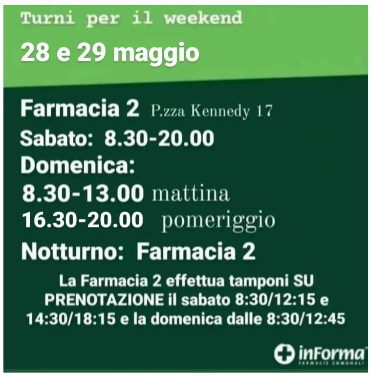 FARMACIE DI TURNO A CIAMPINO 28 E 29 MAGGIO | ASP S.p.a. - Azienda ...