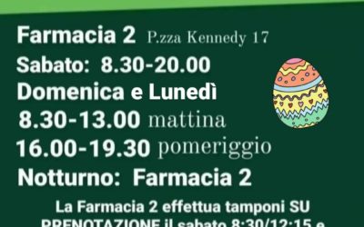 farmacie di turno week end di pasqua e pasquetta