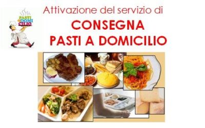 menù pasti domiciliari in vigore fino  a domenica 21 giugno 2020